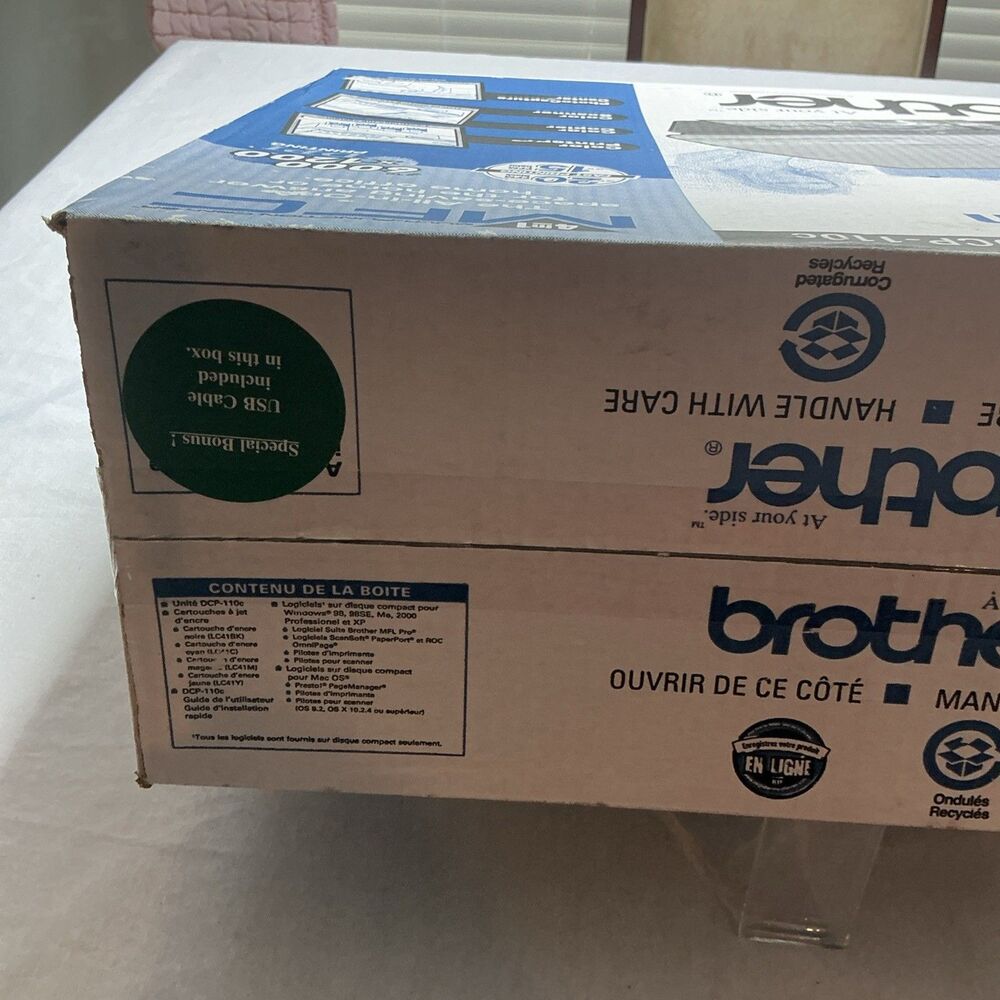 NEW Brother DCP-110c Color Multi Function Printer - Picture 3 of 5